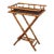 Bamboo Butler Tray on Stand For Sale