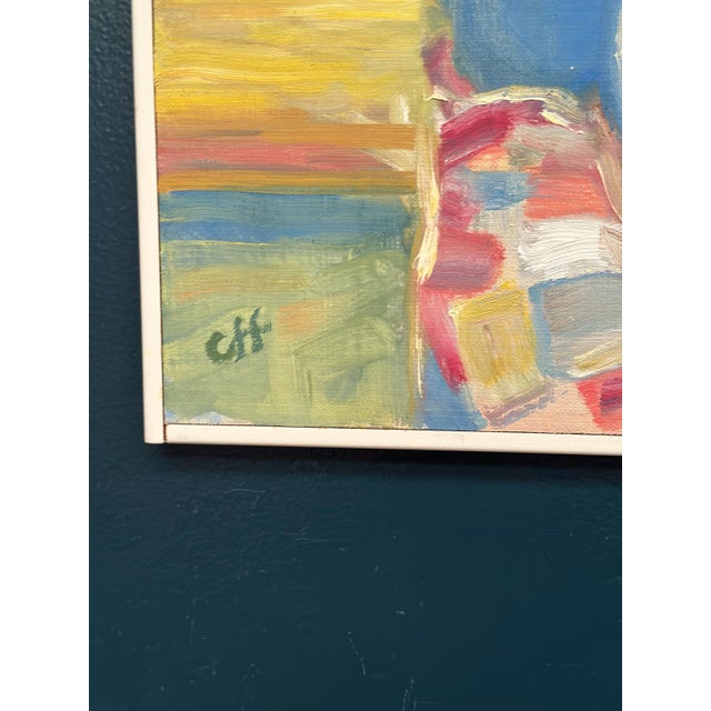 Off, Blue Jugs and Lemon, 1950s, Oil on Panel, Framed For Sale - Image 8 of 13