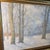 1930s Impressionist Oil Painting by Oyert Olsen 1933 a Beautiful Winters Day in the Wood. Oil on Canvas - Original Gold Gilded Wood Frame. For Sale - Image 5 of 10