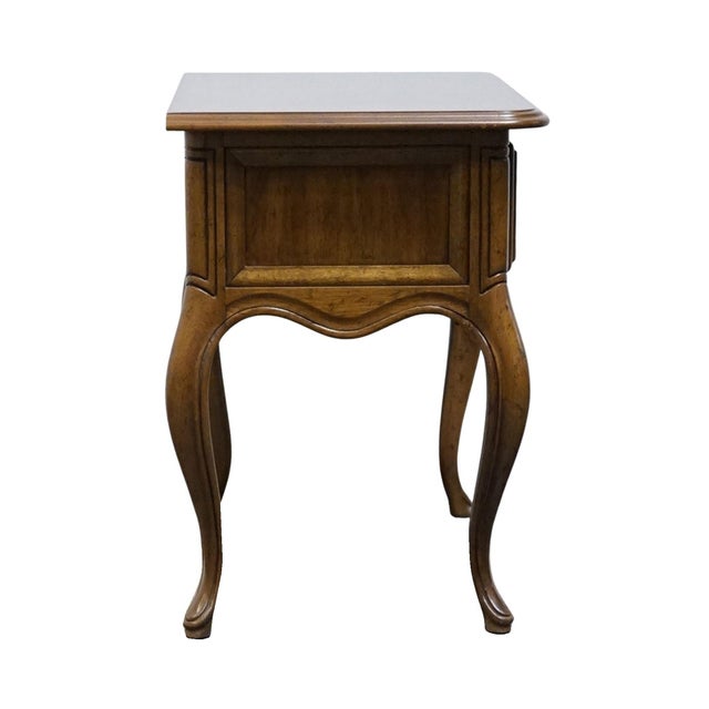 Drexel Heritage Solid Pecan Country French Provincial 26" Nightstand For Sale - Image 11 of 11