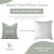 Fabdivine Hand-Block Printed Decorative Cushion Cover 18x18 Inch- Genda Pushp For Sale - Image 4 of 4