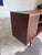 Mid-Century Modern Refinished Vintage Open Cabinet Walnut Credenza For Sale - Image 3 of 9