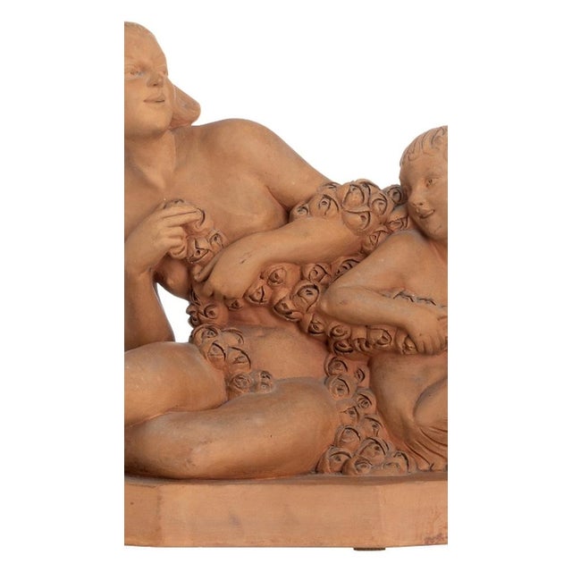 Armand Godard, Nude Sculpture, Terracotta For Sale - Image 6 of 8