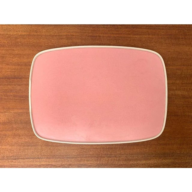 Mid-Century Plastic Blue & Pink Flip Tray, 1960s For Sale - Image 15 of 18