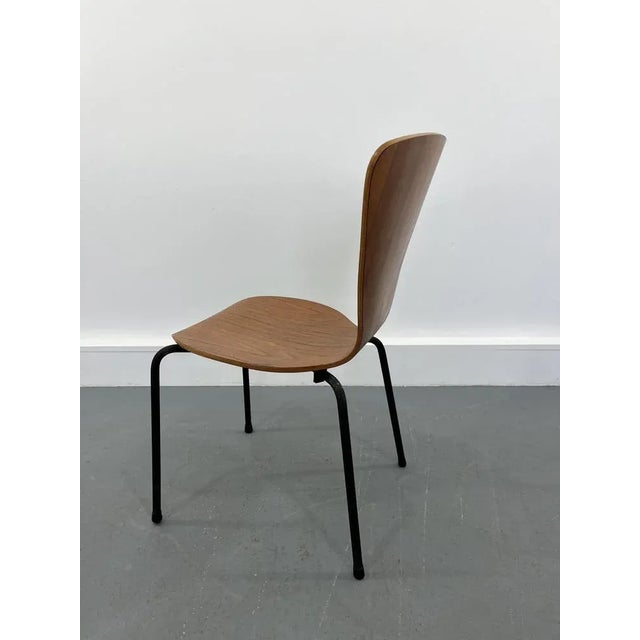 Danish Plywood Chair, 1970s For Sale - Image 3 of 7