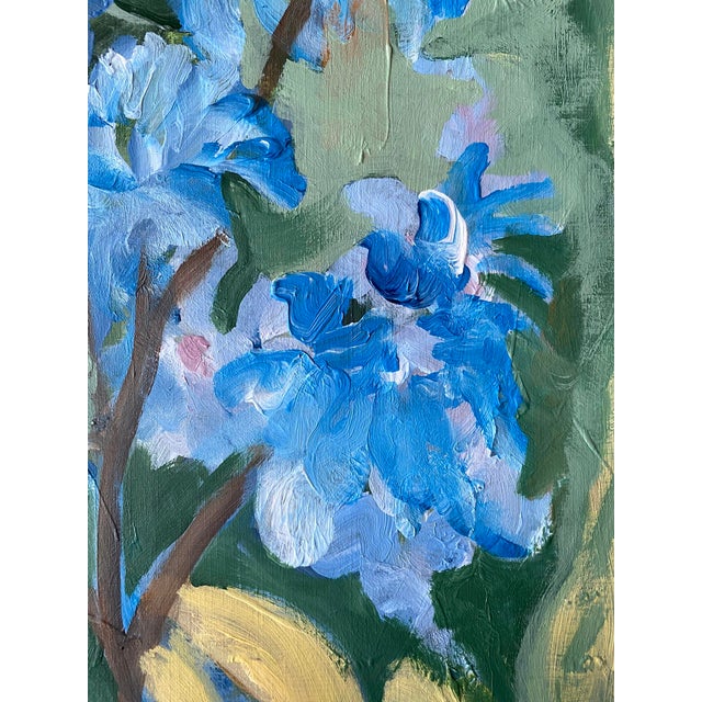 Paper Original Work on Paper-Jardin d'Hiver-Shizico Yi-British Awarded Artist-Impasto-Oil on Paper For Sale - Image 7 of 18