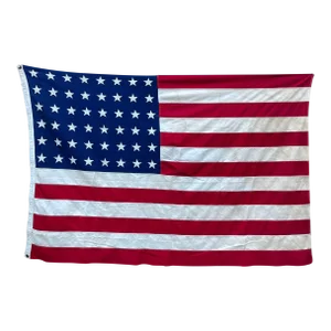 Authentic 1930s American Flag 48 Stars All Cotton Sewn Stars