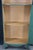 Wood Vintage Petite Green Bowfront Country Farmhouse Bookcase Display Cabinet Chic For Sale - Image 7 of 18