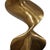 2020s Spiraling Cordless Brass Buffet Lamp For Sale - Image 5 of 6