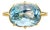 Kai One-of-a-Kind Certified 7.31ct Santa Maria Aquamarine East-West Ring in 14k Gold Size 7 For Sale