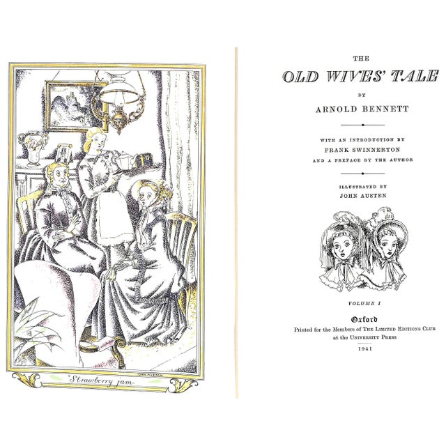 Traditional "The Old Wives' Tale: Volumes I & Ii" 1941 Bennett, Arnold For Sale - Image 3 of 10