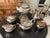 Metal American Six-Piece Tea and Coffee Service Mark of Tiffany & Co., New York, Circa 1895 Teapot.coffee Pot Kettle. For Sale - Image 7 of 10