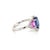 Metal Natural Sapphire Diamond Ring 14k Gold 3.43 TCW Certified, Size 6.5 For Sale - Image 7 of 12