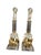 Metal Vintage Brass Elephant Table Lamps Pair Crystal Glass Hollywood Regency - a Pair For Sale - Image 7 of 10