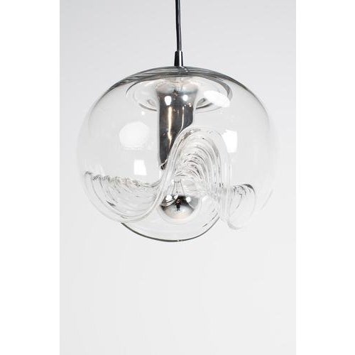 Wave Pendant Light from Peill & Putzler For Sale - Image 4 of 8