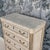 18th C. French Painted Tall Chest of Drawers With Original Marble Top For Sale - Image 14 of 16