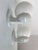 White Bauhaus Porcelain and Glass Wall Lamps, 1930s, Set of 2 For Sale - Image 8 of 11