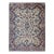 Vintage Persian Kerman Rug, Hand-Knotted Wool, Allover Floral Pattern, Ivory & Blue, 9x12 For Sale