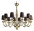 Gold Murano Glass Chandelier by Simoeng For Sale