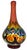 18 Inch Tall Mid-Century Murano Millefiori Polychrome Art Glass Vase For Sale - Image 12 of 18
