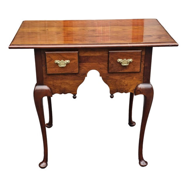Madison Square Adams County Collections Queen Anne Style Cherry Lowboy Table For Sale