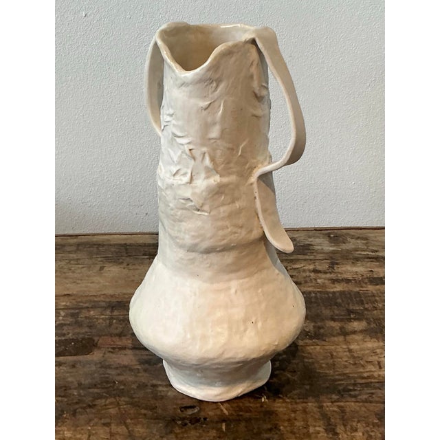 Ceramic Vintage Original Studio Pottery Vase For Sale - Image 7 of 12