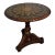 1980s Maitland-Smith Verre Églomisé Pedestal Table With Brass Lotus Feet For Sale