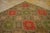 1850s Olive Red Star Medallion Antique American Ingrain Carpet 8' 2'' X 12' 9'' Wowen Wool Rug For Sale - Image 9 of 12