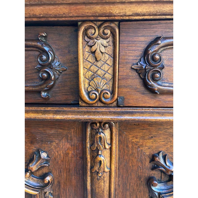 Antique French Provincial Buffet For Sale - Image 9 of 11