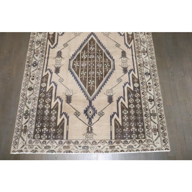 A mid 20th century Neutral Color Mazlagan malayer rug