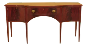 1960s Federal Biggs Inlaid Mahogany Sideboard