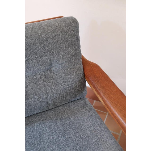 Teak Sledge-Base Lounge Chairs by Komfort, Denmark, 1960s, Set of 2 For Sale - Image 9 of 18
