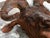 Italian 19th Century Patinated Iron Ram's Head Sculpture with Rusty Finish For Sale - Image 9 of 9