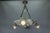 Art Deco French Alabaster and Frosted Glass Four-Light Chandelier, 1920s For Sale - Image 16 of 18