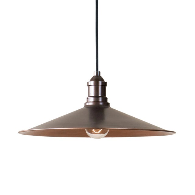 The Antique Copper Finish Adds A Sleek Look To This Classic Pendant. Includes 15' Cord For Adjustable Installation.