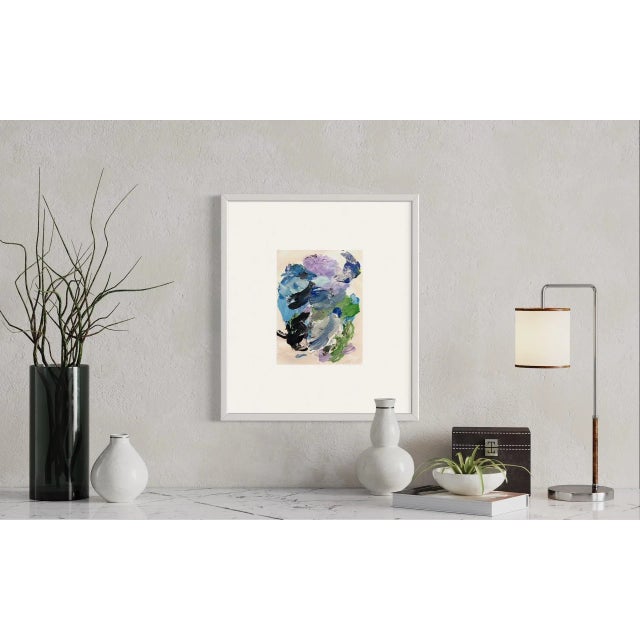 One painting from a complete series of abstract paintings made by mid career artist Ben Junta. Full of vibrant color, and...