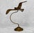 Vintage 16" Coastal Brass Bird in Flight Table Sculpture For Sale - Image 4 of 7