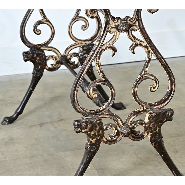French 19th Century Tavern Table with Oak Top For Sale - Image 10 of 11