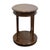Late 20th Century High End Vintage Banded Bookmatched Walnut Italian Neoclassical 29" Oval Accent End Table For Sale - Image 5 of 8