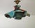 Mid-Century Modern Pendant Lamp in Black, Turquoise and Red Polychrome Ceramic, Italy, 1960s For Sale - Image 15 of 18