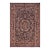 Shabby Chic Tamour Pak-Persian Blue/Red Wool Rug - 10'2'' X 14'1'' For Sale