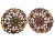 2000 - 2009 India Floral Enameled Brass Decorative Bowls - a Pair For Sale - Image 5 of 5