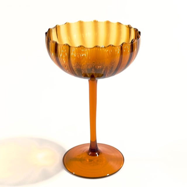 Glass Mid-Century Empoli-Attributed Glass Vessel Color Sampler Curation - Group of 4 For Sale - Image 7 of 18