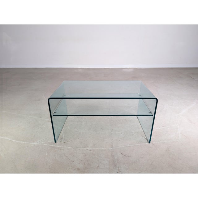 Italian Glass Coffee Table For Sale - Image 6 of 10