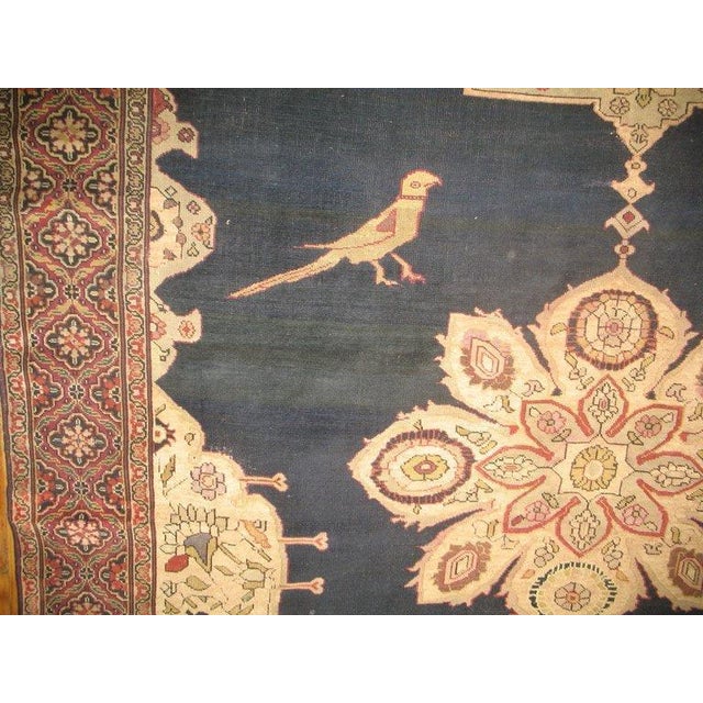 Folk Art Late 20th Century Zabihi Collection Pictorial Pigeon Karabagh Long Corridor Rug - 7'2" x 21'5" For Sale - Image 3 of 6