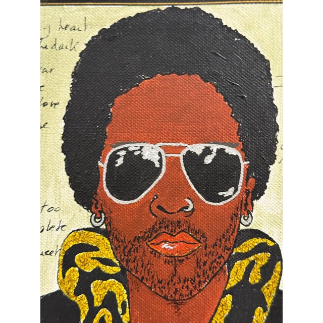 2010s Contemporary Painting of a Female Nude with Lenny Kravitz For Sale - Image 5 of 15