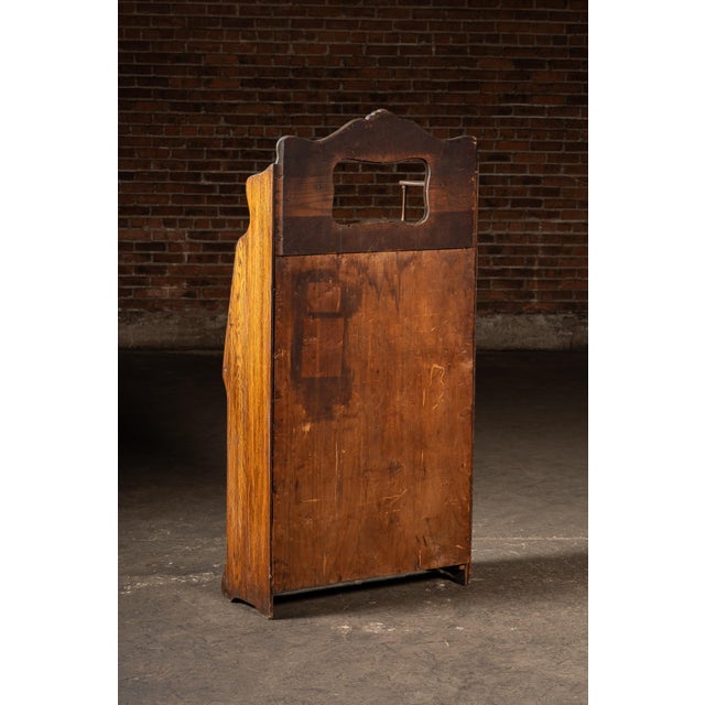 Early 20th Century Early 20th Century Oak Drop-Front Secretary Desk For Sale - Image 5 of 10