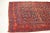 1940s Vintage Fruit Punch, Charcoal & Indigo Runner Rug , 4.2 x 13.4 For Sale - Image 5 of 11