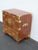 Hollywood Regency Asian Style Hollywood Regency Nightstands End Side Bedside Table Cabinet 6670 For Sale - Image 3 of 17