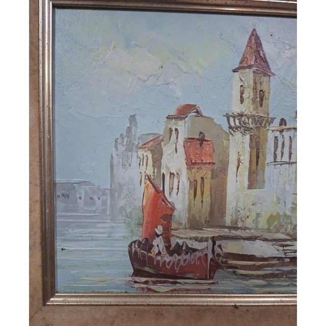 E. Paul, Lively Port Scene, Early 20th Century, Oil on Canvas, Framed For Sale - Image 5 of 9
